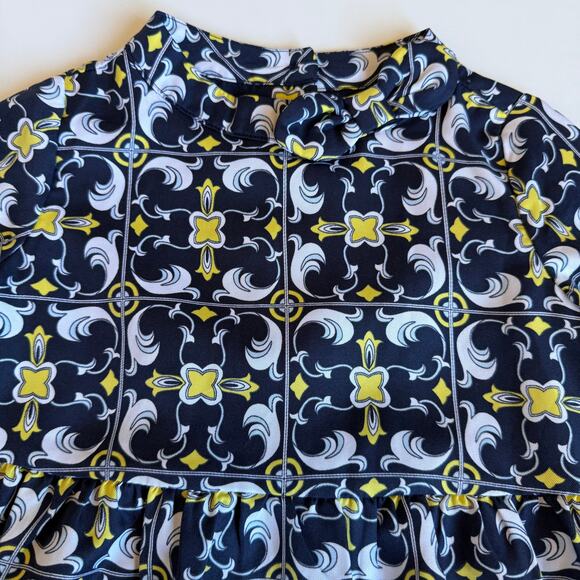 Janie and Jack Medallion Scarf Print Dress Girls 3 - Picture 5 of 12